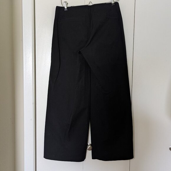 Pull on Wide Leg Black Dress Pant M Petite - Picture 2 of 6
